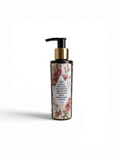 Ashika Naturals Vita Bright Manjistha Advanced Body Whitening Lotion (200ml)